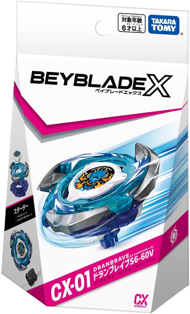 Takara Tomy Beyblade X CX-01 Starter Dran Brave S6-60V