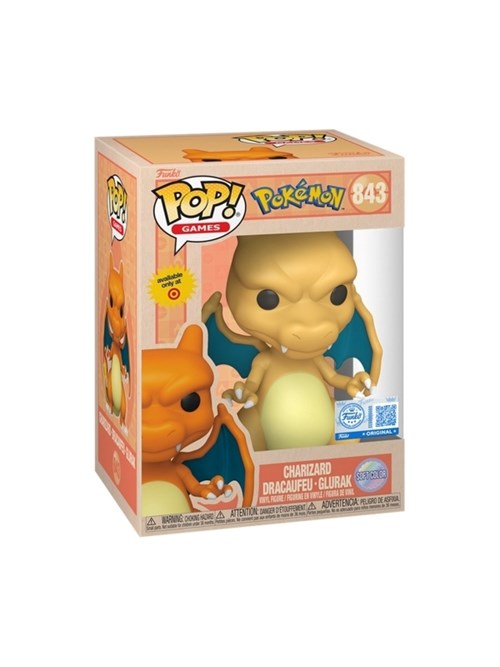 FUNKO POP Pokemon - 843 Charizard (Soft Color) (Exclusive) 9 cm