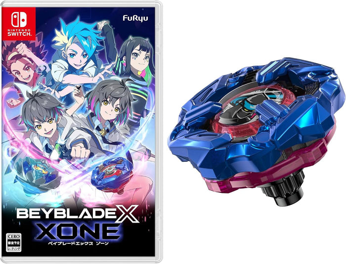 Takara Tomy Beyblade X XONE - Nintendo Switch Shinobi Knife 4-60LF Metal Coat: Blue